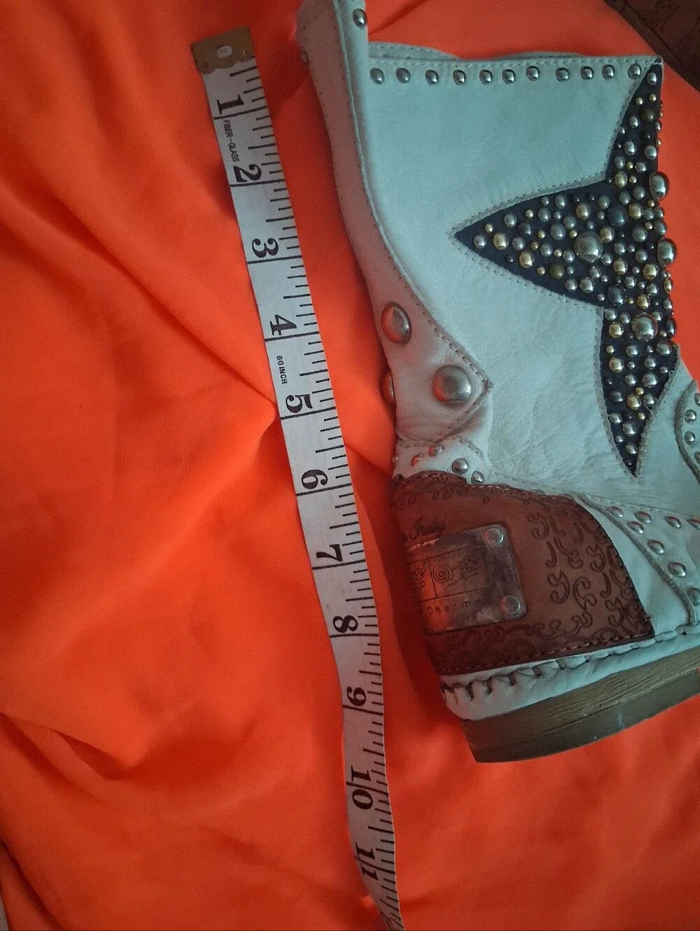 KARMA OF CHARME VINTAGE Boots LEATHER SIZE 37/us 6.5